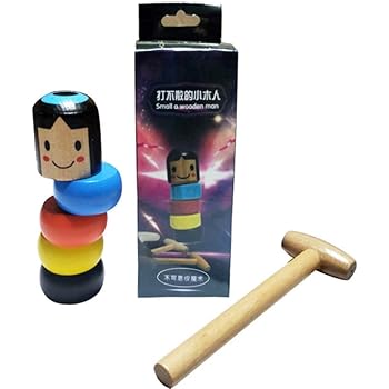 unbreakable wooden man toy