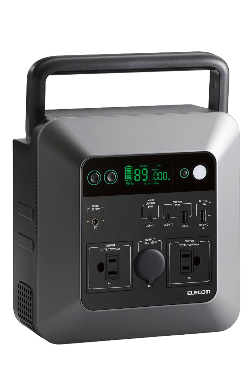 Amazon.co.jp: エレコム ポータブル電源 712Wh 192500mAh リチウム 