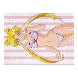 美少女戦士セーラームーン ジグソーパズル 500 PCS 月野うさぎ 木野まこと 水野亜美 火野レイ 愛野美奈子 ちびうさ 地場衛 ルナ アルテミス ダイアナ 人気 アニメ 木製パズル 壁飾り 大人向け 美しい包装箱 プレゼント