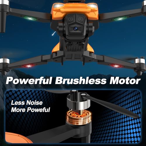 Image of F180 Drones with 4K Camera Adults 4.5 inch LCD RC Screen, Follow Me Professional Drone GPS Auto Return Home, 5GHz FPV Real-Time RC Quadcopter Dron for Beginner, SD Card, Long Flight Time Under 249g | drone with camera