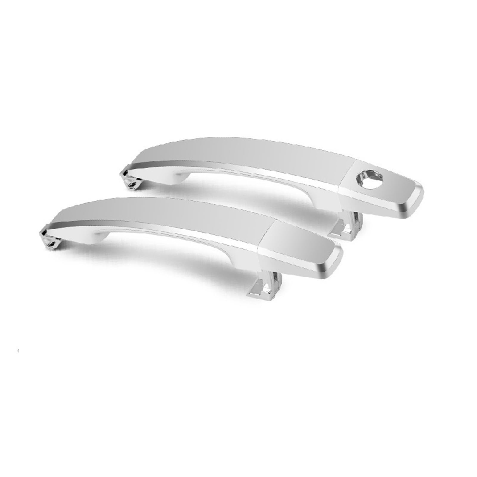 Pasuje do Chev//rolet Holden Captiva 2006-2018 chwyt zewnętrzny części samochodowe akcesoria przednie tylne lewe prawe zewnętrzne klamki do drzwi(Sliver Front Pair)
