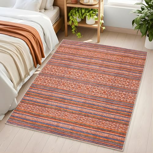 Tapete decorativo boho 3x5 para entrada y cocina miniatura 3