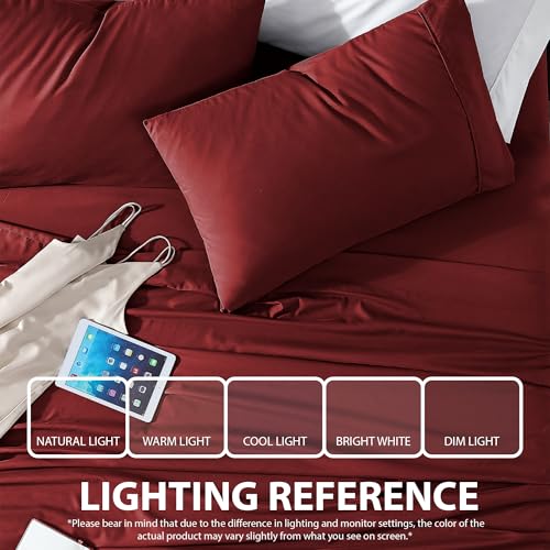 Parure de lit hypoallergénique et infroissable en microfibre brossée