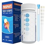 AKSBTEC Phosphate Test Kit - Pool Phosphate Test kit-50 Counts Phosphate Test Strips for Swimming Pool, Spa, Hot Tub,Aquarium,Fish Tank- Phosphate Test kit for Freshwater,Saltwater Testing