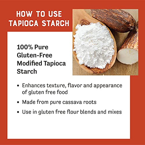 Judee’s Expandex Modified Tapioca Starch 2.5 Lb - 100% Non-Gmo, Gluten-Free & Nut-Free - Usa Packaged - Thickens And Enhances Texture - Great For Making Tortillas, Bread, And Bagels #TOP4