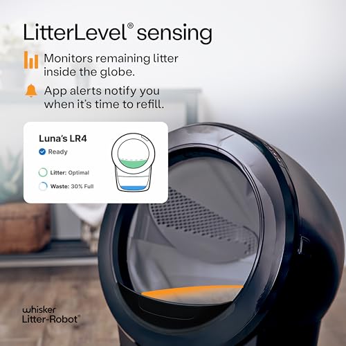 Whisker Litter-Robot 4 Supply Bundle – Automatic Self-Cleaning Litter Box with App Tracking — view 9