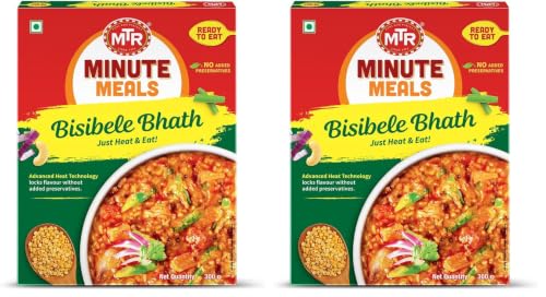 Image of MTR Ready to Eat Bisibelebath, 300g (Pack of 2)