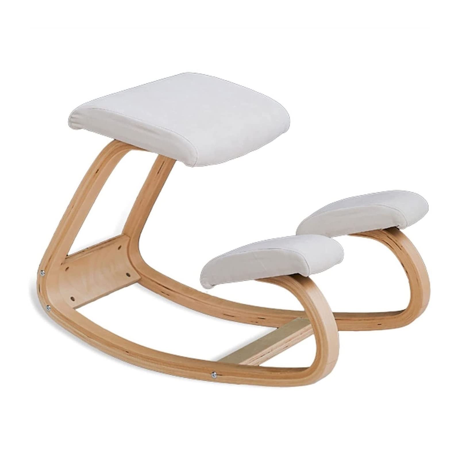 Buy YFYUNDING Ergonomic Kneeling Chair,Wooden Rocking Chair Knee Stool