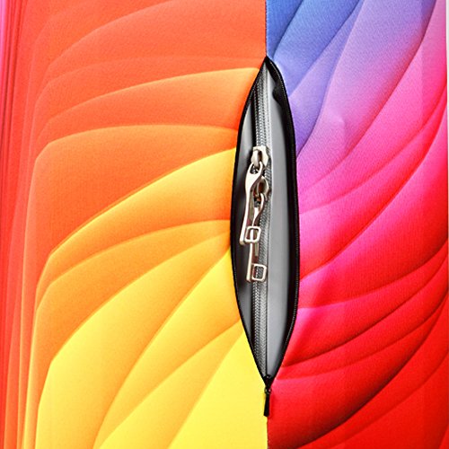 Yekeyi Travel Suitcase Protector Zipper Suitcase Cover Washable Print Luggage Cover 18-32 Inch #TOP7