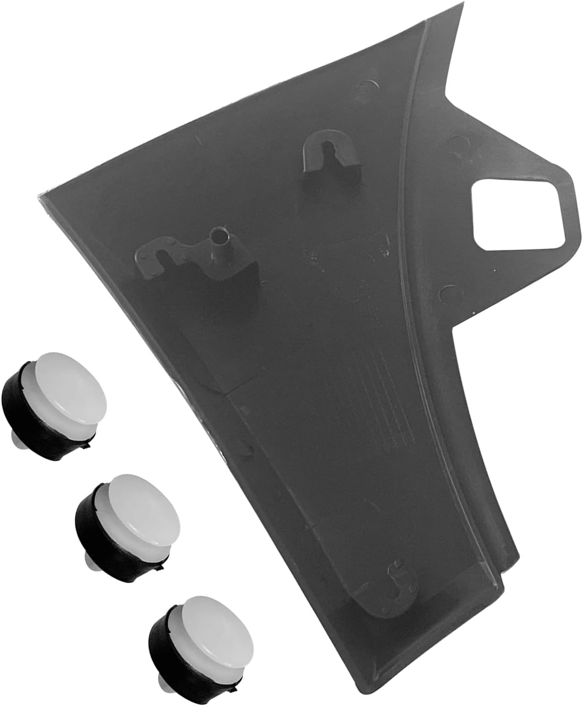 Rear Right Side Fender Flare Molding Next to Rear Wheel Panel with Clips Gray Fits For Ford Transit-150 Transit-250 Transit-350 Transit-350HD Cargo Van 2015 2016 2017 2018 2019 130 inch wheel base