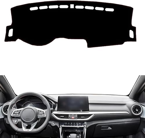 Fit for Kia K3 Cerato 2019-2022 LHD RHD,Car Carpet Dashboard Cover,Anti-Slip Dash Carpet Cover,Car Interior Accessories