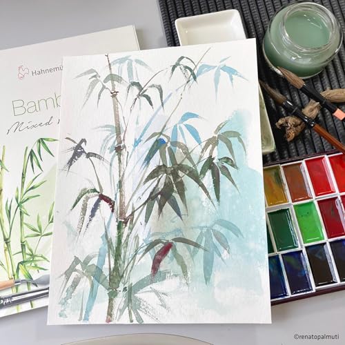 Bamboo tec. mistas 265 g/m², tamanho 24x32cm, 25 fls