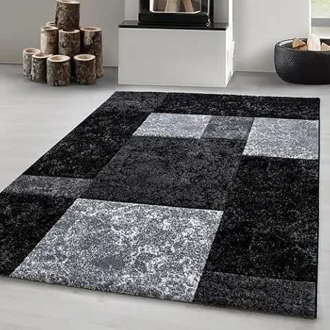 Tapis à Poils Ras Noir Carpetsale24 Cover