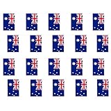 Australian Flag Bunting – 100 Feet / 30 Metres Length – 20cm x 14cm Australia Flags 20 Flags/10m – All Weather Sports Decorations Football Nation Rugby Flags