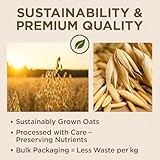GiDeli Haferflocken 5 kg - natürliche zart Futterhaferflocken - ohne Zusätze & neutral im Geschmack - für Porridge, Müsli & Backen - auch Geeignet als Tierfutter