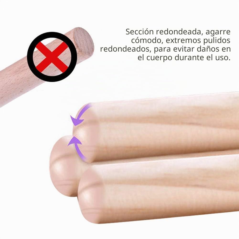 Palos de barra de yoga Conjunto de barra de Pilates Ejercicio de yoga port¨¢til Palo de pilate para estiramiento, escultura, torcedura