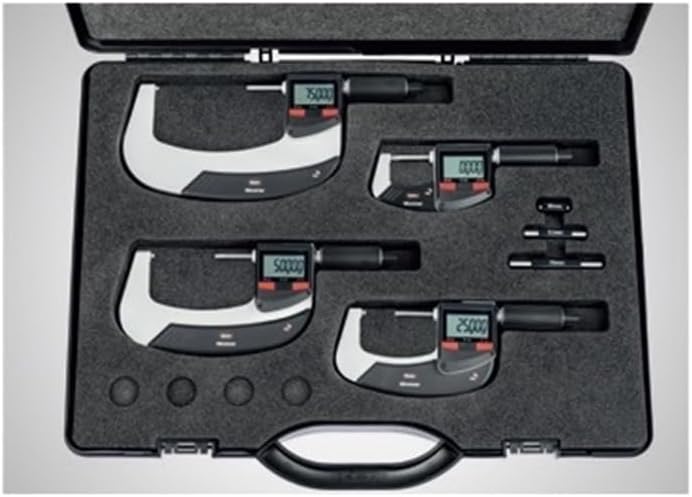 4157015 Range 0-100mm Digital Micrometer Set 40EWR Waterproof Output