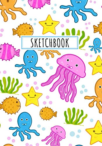 Sketchbook: Drawing book Jellyfish Octopus large size for drawing, sketch, painting, watercolor, creation: 100 pages. Notebook and sketchbook for ... ideal for colored pencil, markers, paint. Sketchbook: Drawing book Jellyfish Octopus large size for drawing, sketch, painting, watercolor, creation: 100 pages. Notebook and sketchbook for ... ideal for colored pencil, markers, paint.