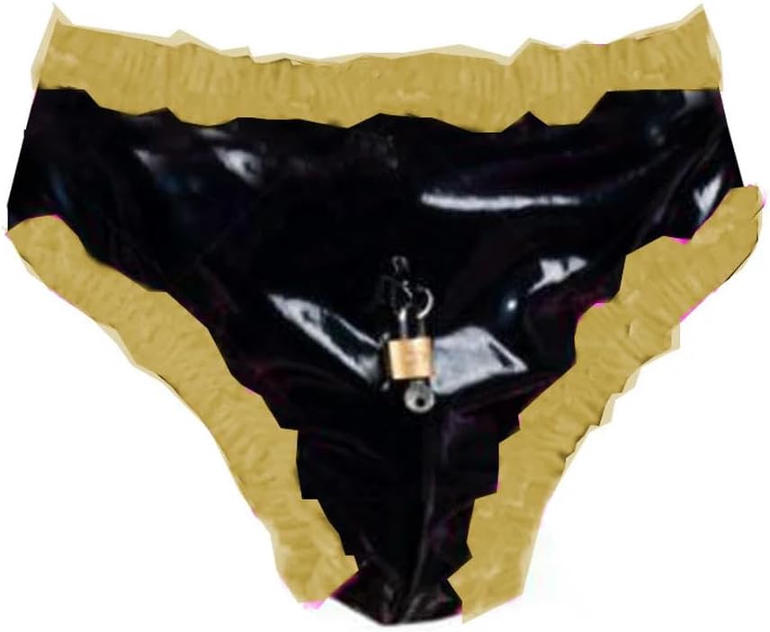 Lockable Sissy Briefs Men Costumes Panty Ruffled Panties Thongs Gay Underwear Cosplay Shorts Women