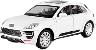 Exquisite car Model for Porsche Macan SUV Metal Model Alloy Car Diecast Model Vehicles Car Model Miniature Scale Model Car 1:32 Model Car (Color : White)