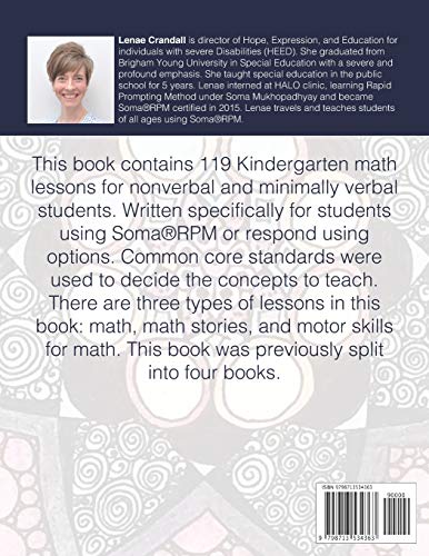 Math K: For Nonverbal and Minimally Verbal Students: Lesson Plans with Options for Student Responses
