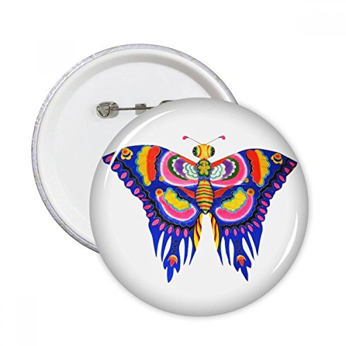 Badge cerf-volant chinois bouton multicolore pour customiser un sac XL