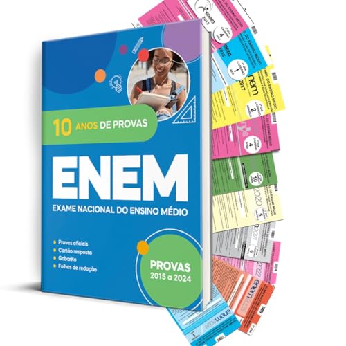 ENEM 2025 - 10 ANOS de Provas Completas: Questões, Gabaritos e Fo...
