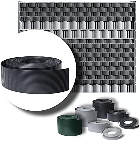 PVC Sichtschutzstreifen Anthrazit 35m | Robust & UV-beständig