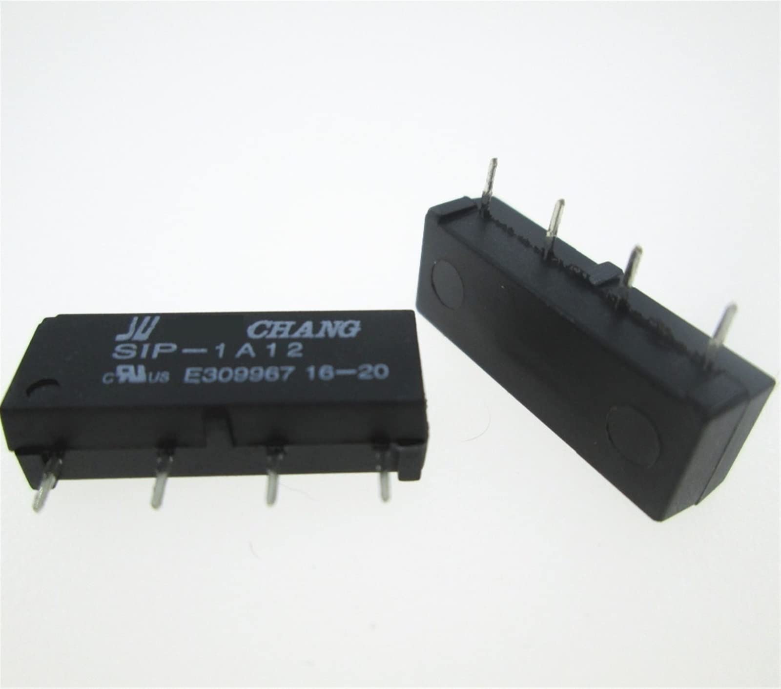 Relé reed 12V SIP-1A12 con 4 pines para circuitos impresos 2