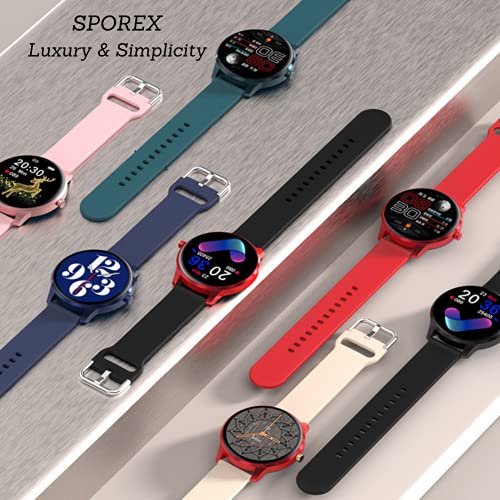 Smart Watch Fitness Tracker Men Women Sporex Sl Smartwatch For Android Phones & Iphone Heart Rate Blood Pressure Monitor Blood Oxygen Full Touch Screen Waterproof 9 Sport Modes & Sleep Monitoring #TOP6
