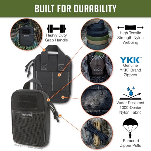 Maxpedition E.D.C. Pocket Organizer,Nylon (Black) 6"x1"x8" by Maxpedition - Image 3