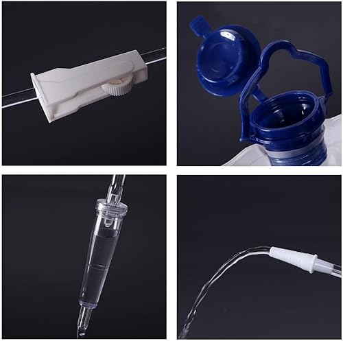 Miniatura 3 de Kit de bolsa de enema, bolsa de enema de café de colon reutilizable, kit de limpieza para el hogar, bolsa de ducha, limpiador interno con 10