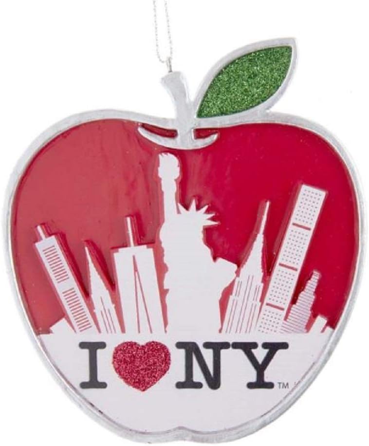 Kurt S. AdlerI Love NY® Apple Ornament
