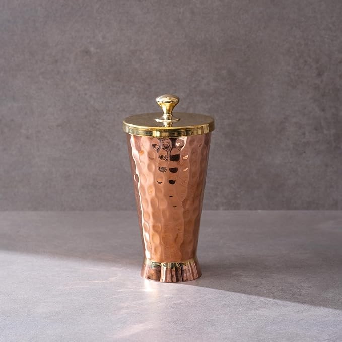 Miedziane szklanki do wody, 600 ml