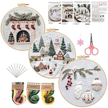 christmas stocking crewel embroidery kits