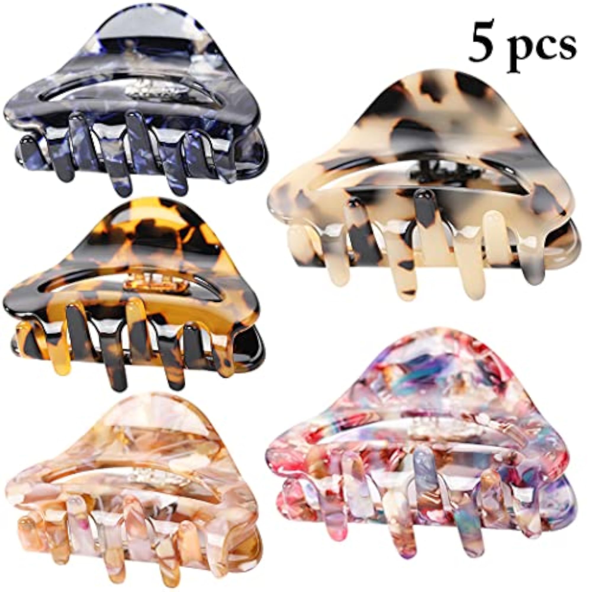Geometrical Hollow Hair Claw Clip Set