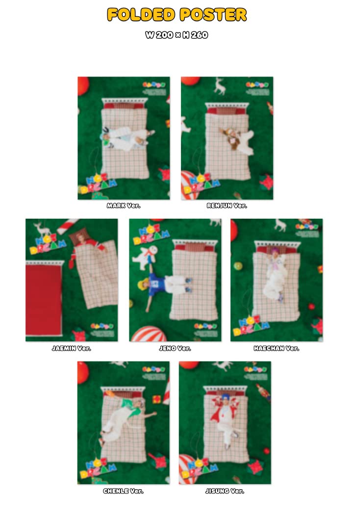 NCT DREAM Candy Winter Special Album Digipack JAEMIN Version CD+1p Folding Poster On Pack+24p PhotoBook+1p PhotoCard+Tracking Sealed