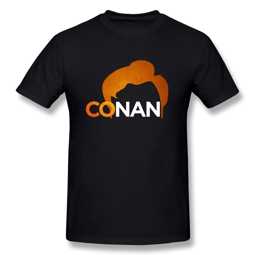 Men's Conan Christopher O'Brien T Shirt L Black