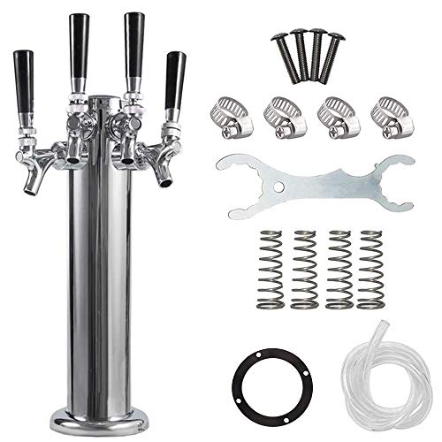 LUCKEG Four Tap Beer Dispenser Tower