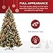 Best Choice Products Christmas Tree Pre-Lit, Pre-Decorated Artificial 4.5ft Frosted Pine Holiday Decoration w/Frosted Tips, Pine Cones, Berries