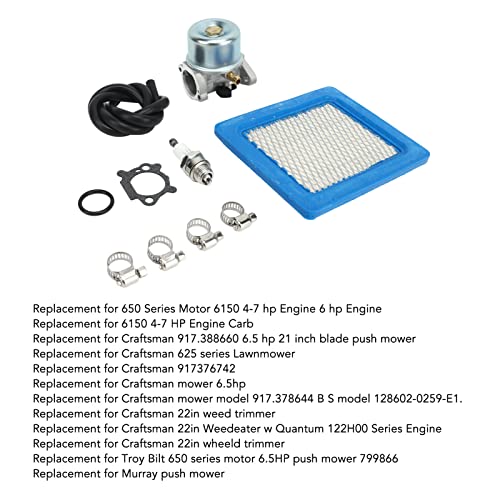 799868, Heat Resistant Fuel Carburetor Filter Kit Oem Standard Direct Replacement For Engine