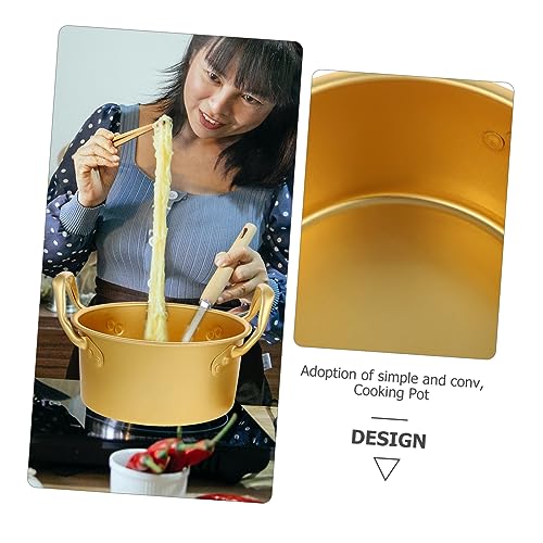 NUSITOU Restauranttopf Milchbehälter Multifunktionstopf Milchtopf Mit Deckel Multifunktionstopf Suppentopf Kochtöpfe Mit Deckel Hot Pot Fonduetopf Kochtopf Verdicktes Gelbes – Bild 4