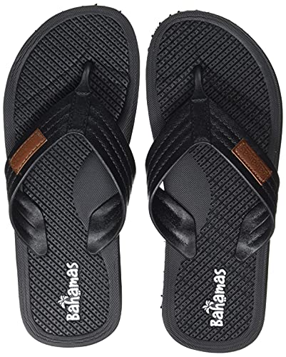 Image of BAHAMAS Men's Black Flip-Flops-7 UK (40 2 /3 EU) (BH0108G BKBK0007)