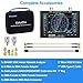 AURSINC 7inch NanoVNA SV4401A Vector Network Analyzer, 50KHz-4.4GHz Antenna Analyzer with 6700mAh Battery 8GB Storage Measuring S Parameters, Voltage Standing Wave Ratio, Phase, Delay, Smith Chart