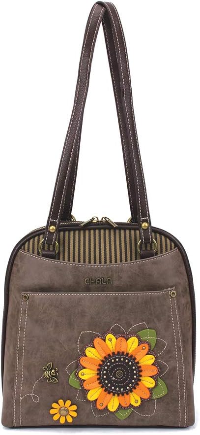 CHALA Convertible Backpack Purse - Women Convertible Shoulder Purse with Adjustable Strap - Image 5