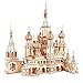 GuDoQi Puzzle 3D Madera, Maqueta de Catedral de San Basilio para Montar, Rompecabezas Madera 3D para Construir, Kit de Manualidades DIY, Juguete de Montaje, Pasatiempos para Adultos