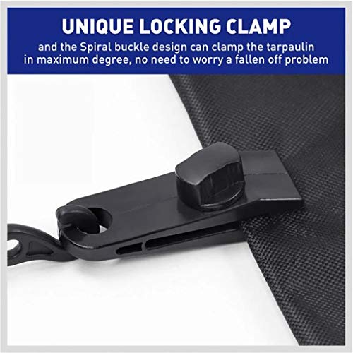 Heavy Clip Clamp Lock Tent Duty Clamp Clips 12Pcs Tarp Locking Clamps Awning Patio & Garden Jaw Clip #TOP5