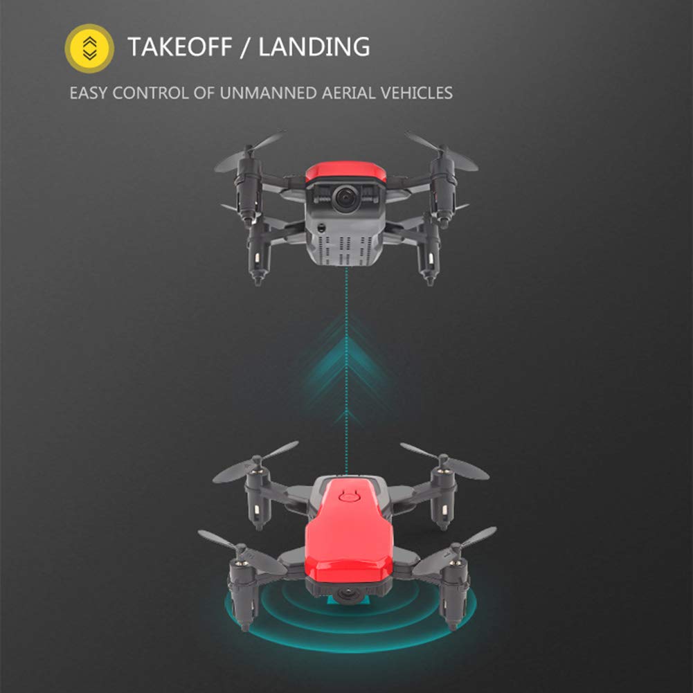 Yanghao Mini Plegable Aviones No Tripulados, con RC Quadcopter con HD Cámara De Cuatro Metros con Helicóptero De Gran Sujeción RC con Boy Modalidad Autónoma Juguetes
