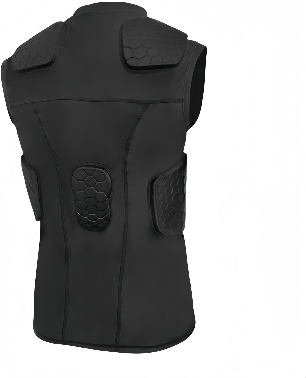 Topeter Men’s Padded Compression Shirts with Chest, Rib, Shoulder & Back Protector