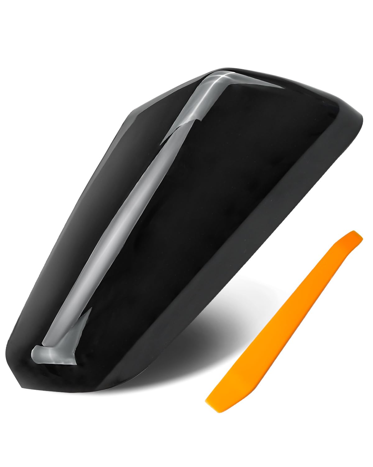 Passenger Side Mirror Cover Cap Fit for Chevrolet Equinox GMC Terrain 2018-2023 Replace 23406416 23406417 84225387 84545949, Black Right Side Rearview